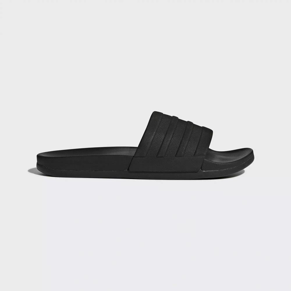 Adidas Adilette Cloudfoam Plus Mono Sandalias Negros Para Hombre (MX-78209)